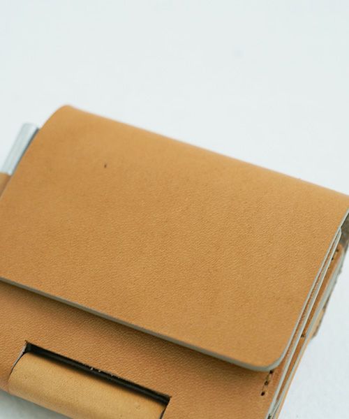 macromauro マクロマウロ.AL FRI-FOLDED WALLET [CAMEL]_