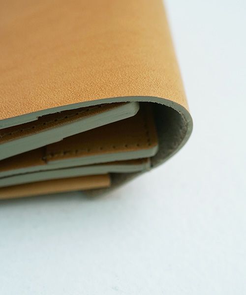 macromauro マクロマウロ.AL FRI-FOLDED WALLET [CAMEL]_