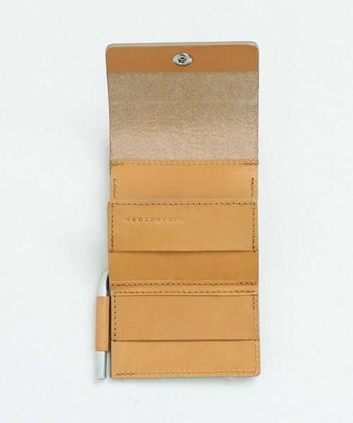 macromauro マクロマウロ.AL FRI-FOLDED WALLET [CAMEL]_