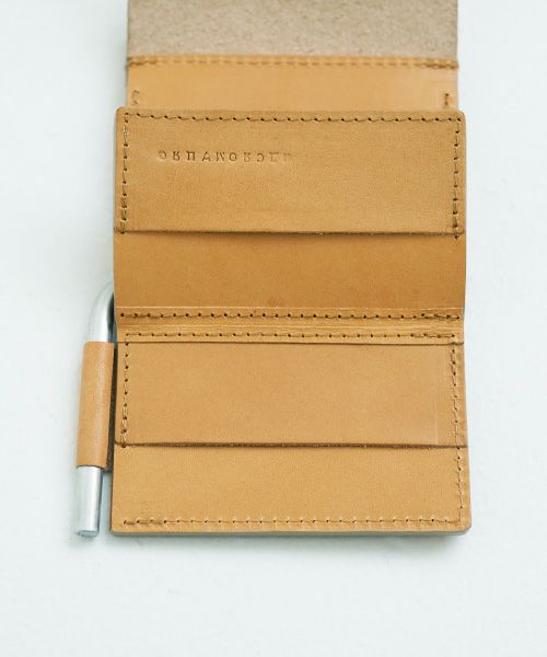macromauro マクロマウロ.AL FRI-FOLDED WALLET [CAMEL]_