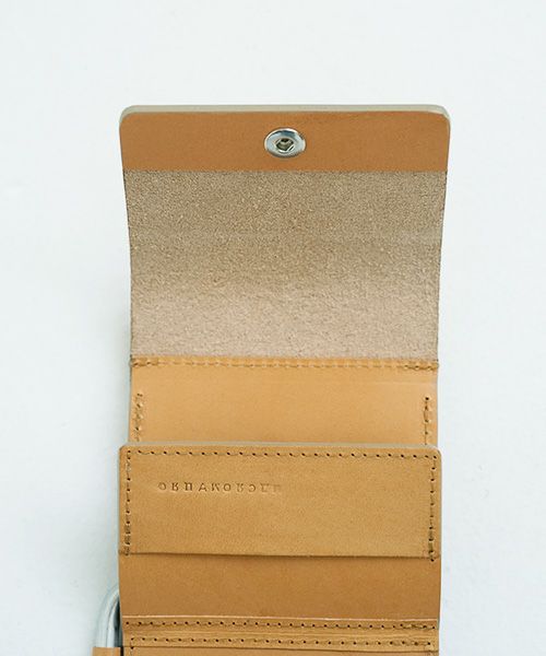 macromauro マクロマウロ.AL FRI-FOLDED WALLET [CAMEL]_