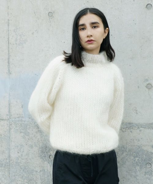 Maiami/マイアミ.Mohair New Pullover.[MMO23110/CREME]