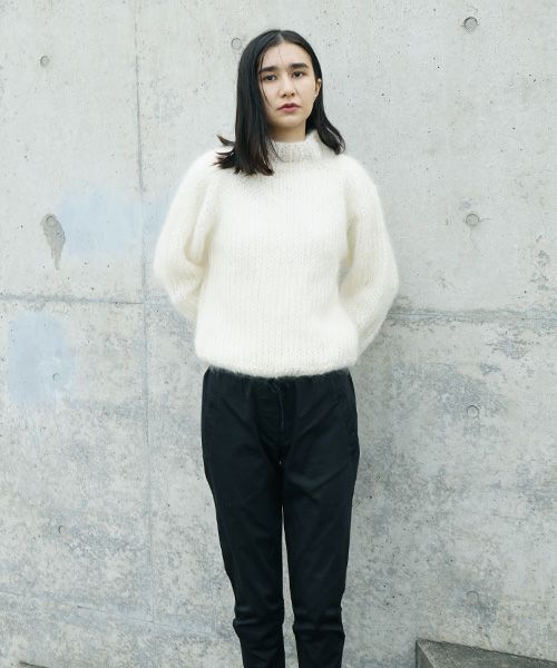 Maiami/マイアミ.Mohair New Pullover.[MMO23110/CREME]