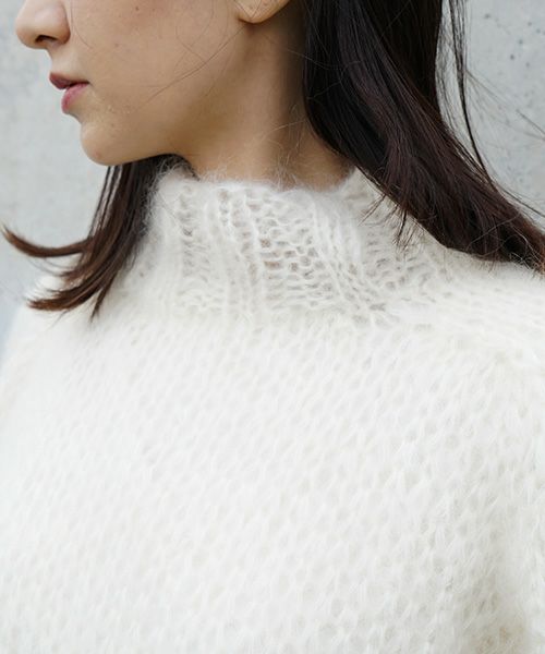 Maiami/マイアミ.Mohair New Pullover.[MMO23110/CREME]