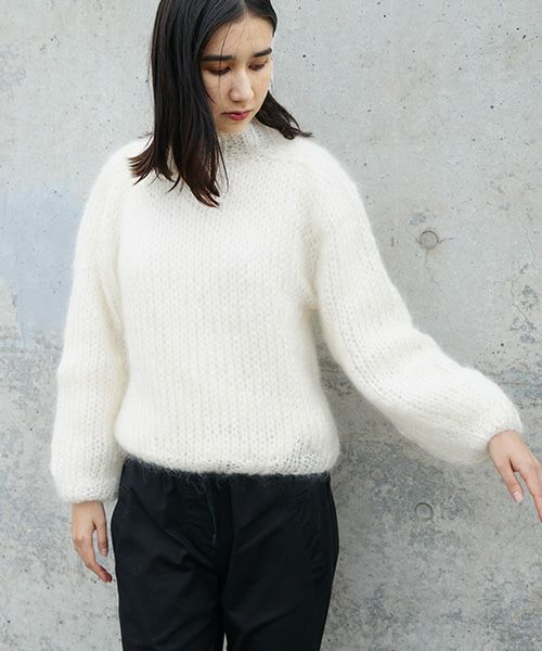 Maiami/マイアミ.Mohair New Pullover.[MMO23110/CREME]
