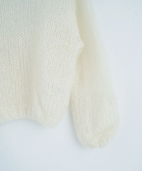Maiami/マイアミ.Mohair New Pullover.[MMO23110/CREME]