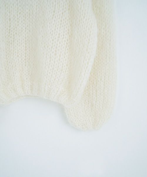 Maiami/マイアミ.Mohair New Pullover.[MMO23110/CREME]