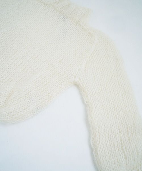 Maiami/マイアミ.Mohair New Pullover.[MMO23110/CREME]
