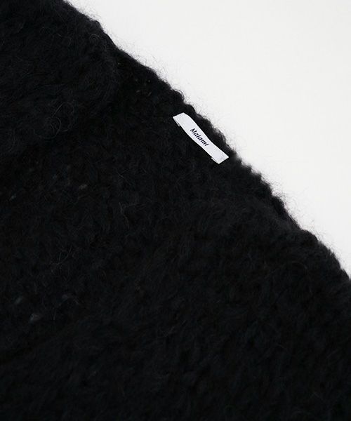 Maiami/マイアミ.Mohair Big Cardigan.[MMO23280/BLACK]