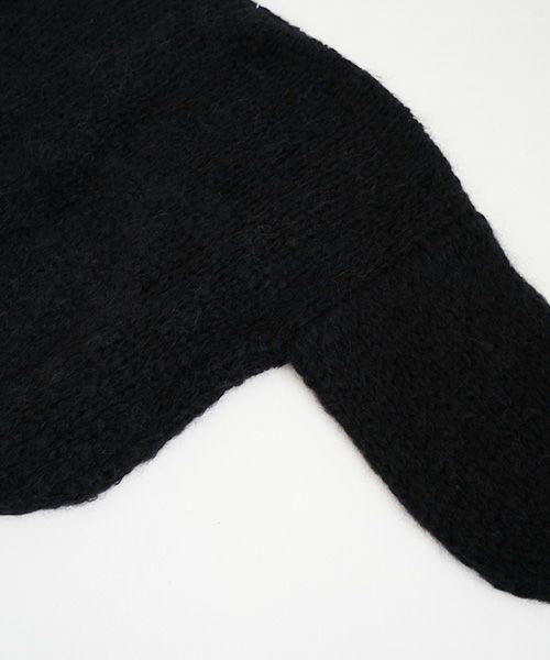 Maiami/マイアミ.Mohair Big Cardigan.[MMO23280/BLACK]