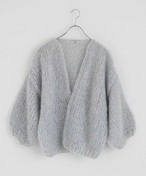 Maiami/マイアミ.Mohair Big Cardigan.[MMO23280/SMOKEY BLUE]