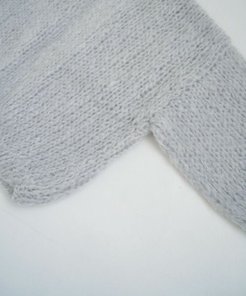 Maiami/マイアミ.Mohair Big Cardigan.[MMO23280/SMOKEY BLUE]