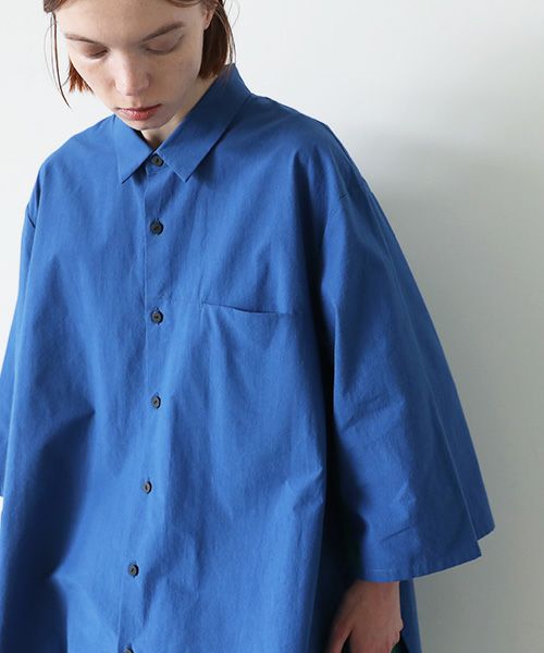 VUy.ヴウワイ.two slit half shirt vuy-s23-s01[BLUE]:s