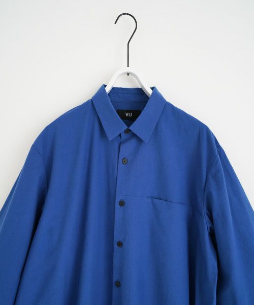 VUy.ヴウワイ.two slit half shirt vuy-s23-s01[BLUE]:s