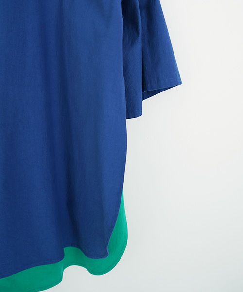 VUy.ヴウワイ.two slit half shirt vuy-s23-s01[BLUE]:s