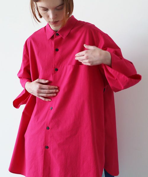 VUy.ヴウワイ.two slit half shirt vuy-s23-s01[PINK]:s_