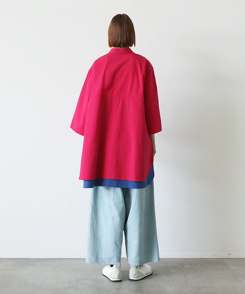 VUy.ヴウワイ.two slit half shirt vuy-s23-s01[PINK]:s_