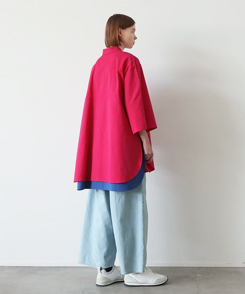 VUy.ヴウワイ.two slit half shirt vuy-s23-s01[PINK]:s_