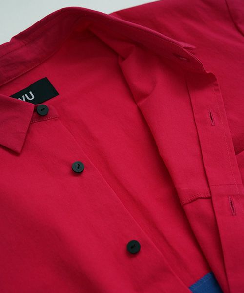 VUy.ヴウワイ.two slit half shirt vuy-s23-s01[PINK]:s_