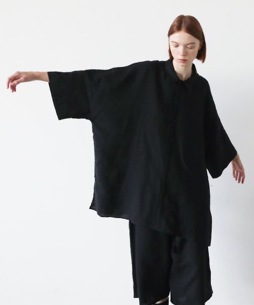 VUy.ヴウワイ.dolman shirt vuy-s23-s02[BLACK]:s