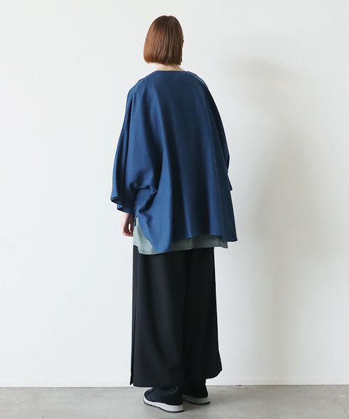 VUy.ヴウワイ.pullover v shirt vuy-s23-s03[BLUE]:s_