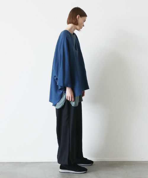 VUy.ヴウワイ.pullover v shirt vuy-s23-s03[BLUE]:s_