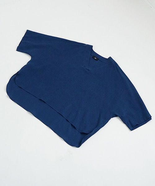 VUy.ヴウワイ.pullover v shirt vuy-s23-s03[BLUE]:s_
