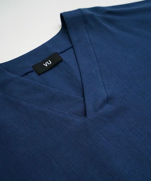 VUy.ヴウワイ.pullover v shirt vuy-s23-s03[BLUE]:s_