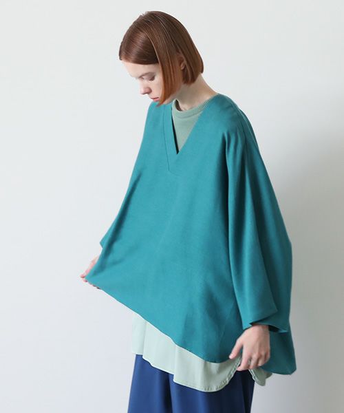 VUy.ヴウワイ.pullover v shirt vuy-s23-s03[GREEN]