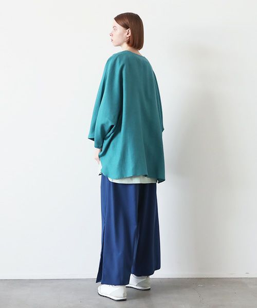 VUy.ヴウワイ.pullover v shirt vuy-s23-s03[GREEN]