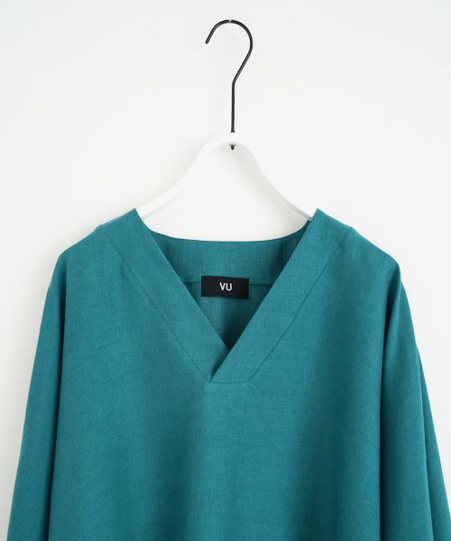 VUy.ヴウワイ.pullover v shirt vuy-s23-s03[GREEN]