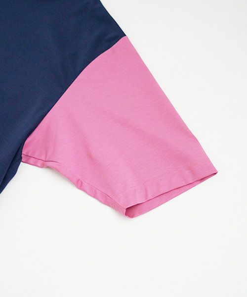VUy.ヴウワイ.combination balloon knit vuy-s23-k01[BLUE PINK]_
