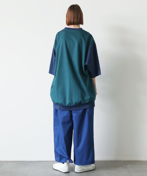 VUy.ヴウワイ.combination balloon knit vuy-s23-k01[GREEN BLUE]_