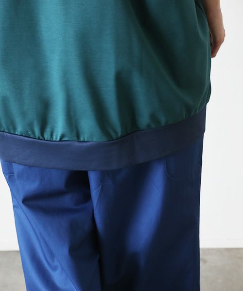 VUy.ヴウワイ.combination balloon knit vuy-s23-k01[GREEN BLUE]_