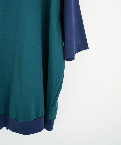 VUy.ヴウワイ.combination balloon knit vuy-s23-k01[GREEN BLUE]_
