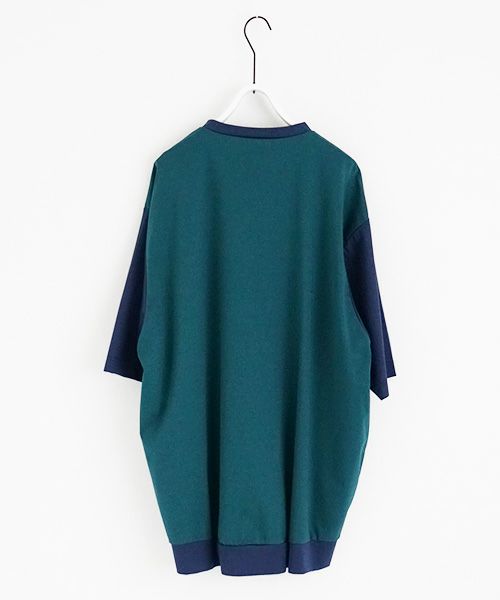 VUy.ヴウワイ.combination balloon knit vuy-s23-k01[GREEN BLUE]_