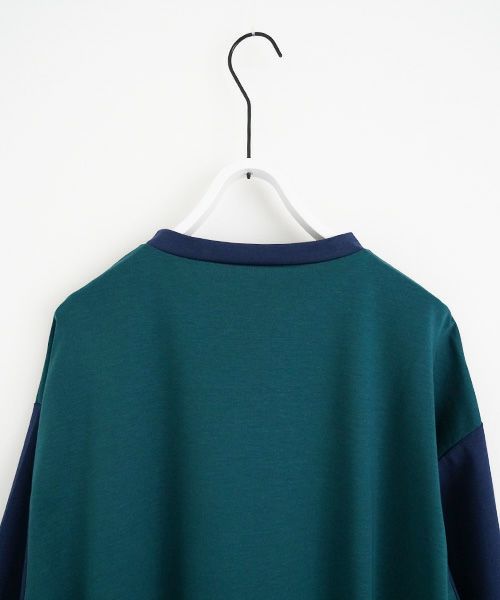 VUy.ヴウワイ.combination balloon knit vuy-s23-k01[GREEN BLUE]_