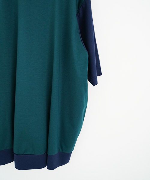 VUy.ヴウワイ.combination balloon knit vuy-s23-k01[GREEN BLUE]_