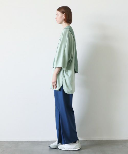 VUy.ヴウワイ.waffle combination knit vuy-s23-k03[GREEN]:s_