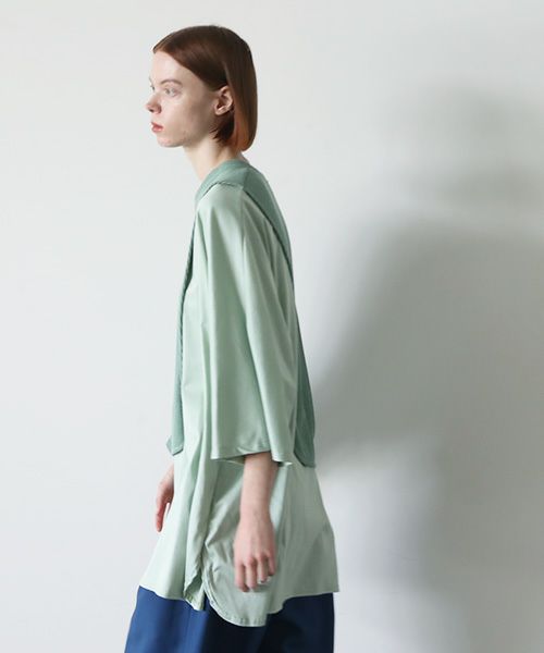 VUy.ヴウワイ.waffle combination knit vuy-s23-k03[GREEN]:s_