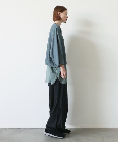 VUy.ヴウワイ.waffle combination knit vuy-s23-k03[BLUE]:s