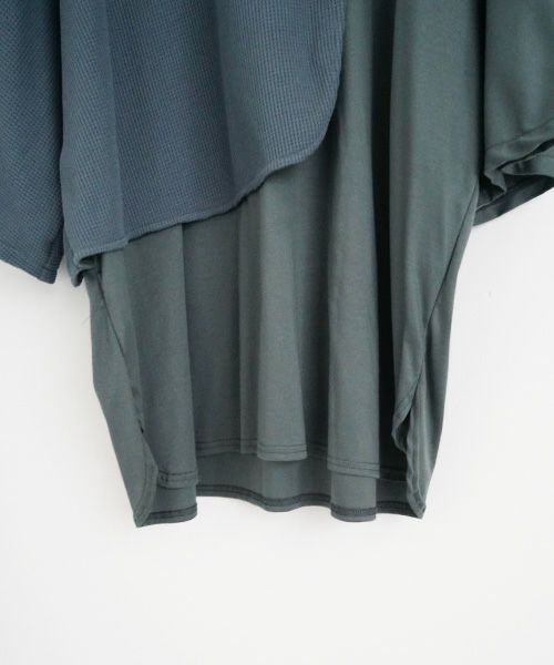 VUy.ヴウワイ.waffle combination knit vuy-s23-k03[BLUE]:s