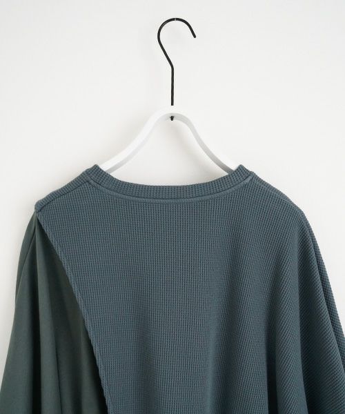 VUy.ヴウワイ.waffle combination knit vuy-s23-k03[BLUE]:s