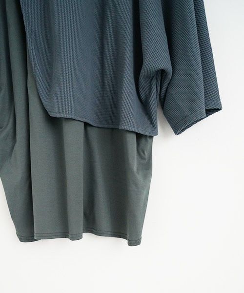 VUy.ヴウワイ.waffle combination knit vuy-s23-k03[BLUE]:s