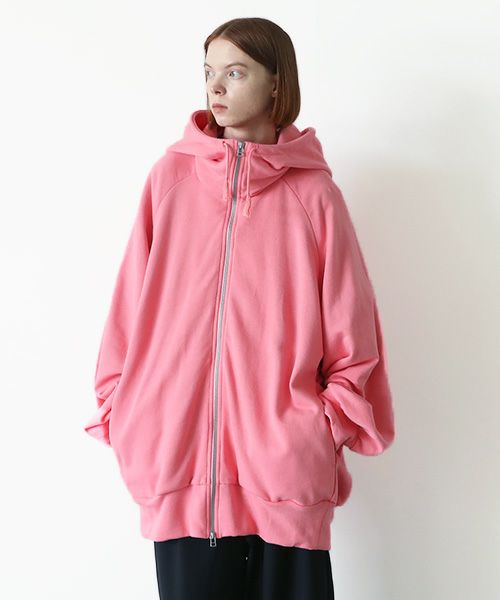 VUy.ヴウワイ.big hoody vuy-s23-k04[PINK]:s_