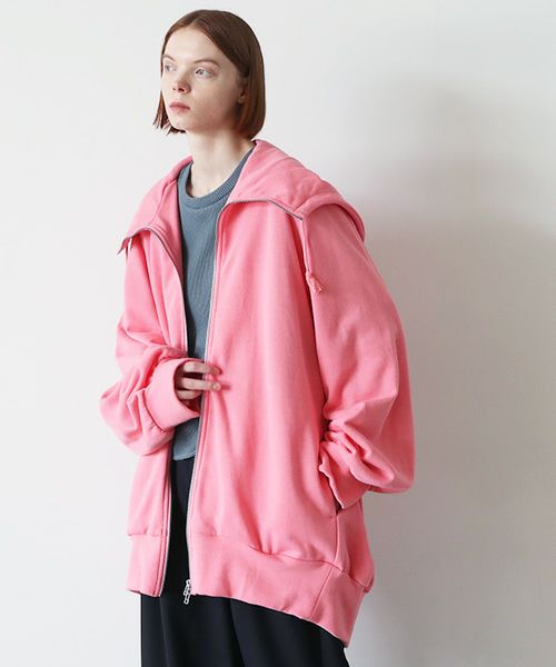 VUy.ヴウワイ.big hoody vuy-s23-k04[PINK]:s_