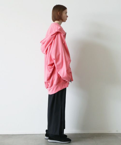VUy.ヴウワイ.big hoody vuy-s23-k04[PINK]:s_