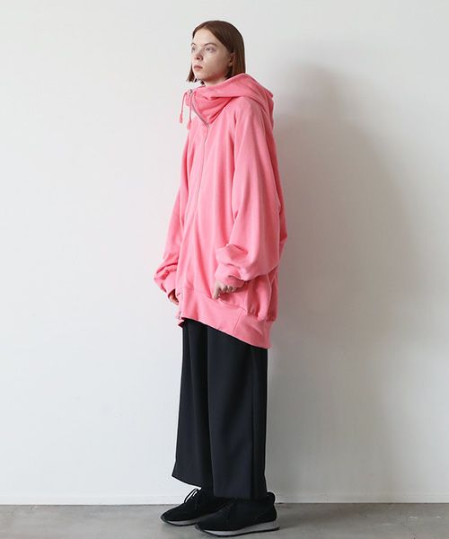 VUy.ヴウワイ.big hoody vuy-s23-k04[PINK]:s_