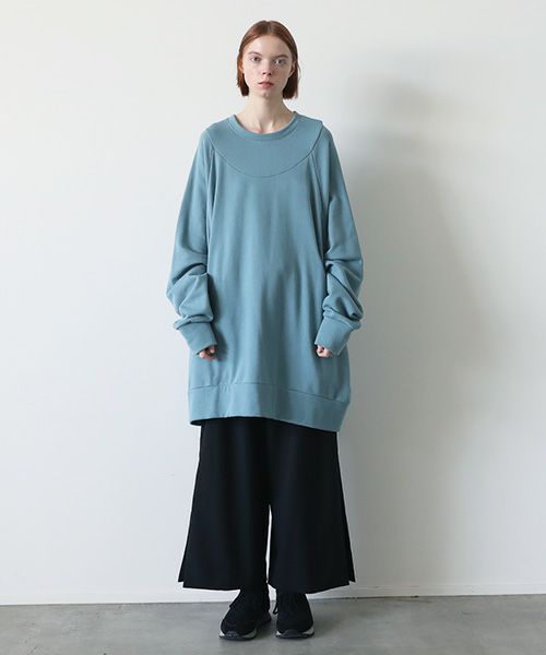 VUy.ヴウワイ.pullover sweat vuy-s23-k05[LIGHT BLUE]:s