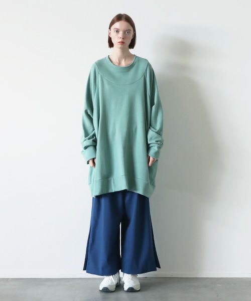 VUy.ヴウワイ.pullover sweat vuy-s23-k05[GREEN]:s_